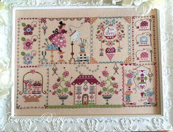 stitching in quilt