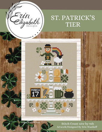 St. Patrick's Tier Cross Stitch Pattern