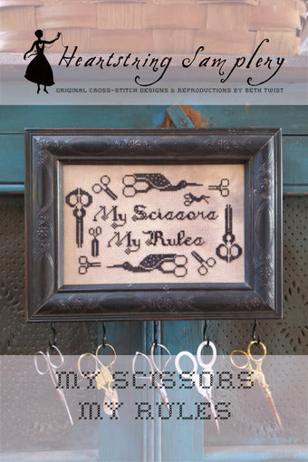 My Scissors My Rules Cross Stitch Pattern